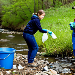 생태 리터러시 교육을 위한 맞춤형 자료 만들기 - Creek Cleanup**

"A diverse group of young people, fully clothed in appropriate outdoor wear, partic...